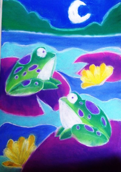 Photo of student work Frogs